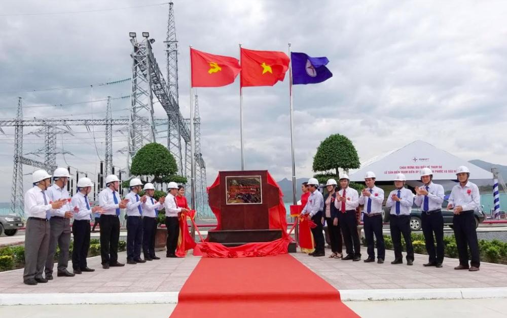 tram bien ap 220 kv ninh phuoc va dau noi vuot tien do 6 thang